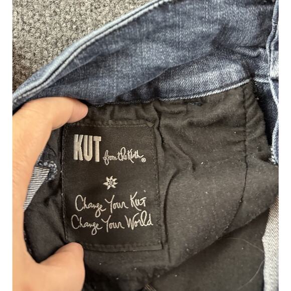 Kut From The Kloth Madeleine Trouser Flare Jeans Blue Denim Women’s Size 8 - Picture 14 of 16